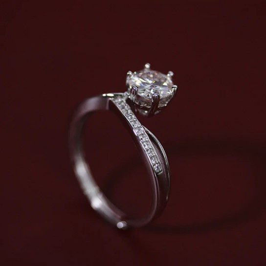 Moissanite Charme Envoûtant MR049 Ring