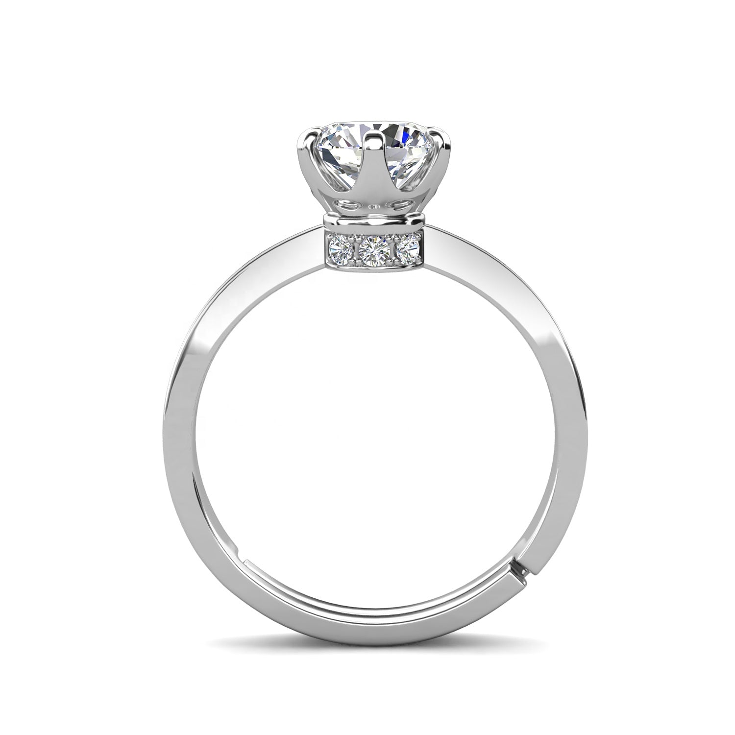 Moissanite Passion Scintillante Ring