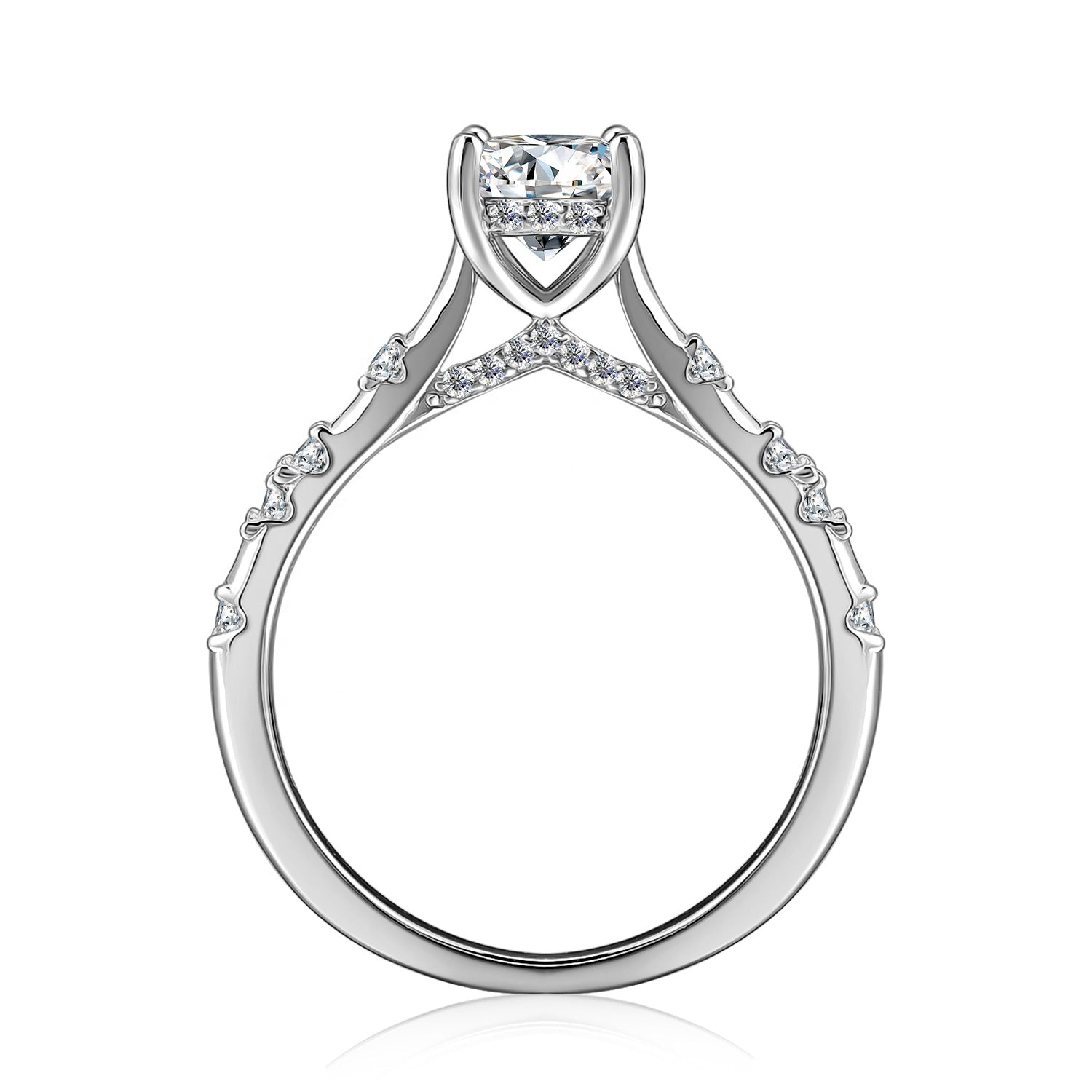 Moissanite Éclat Éternel Ring