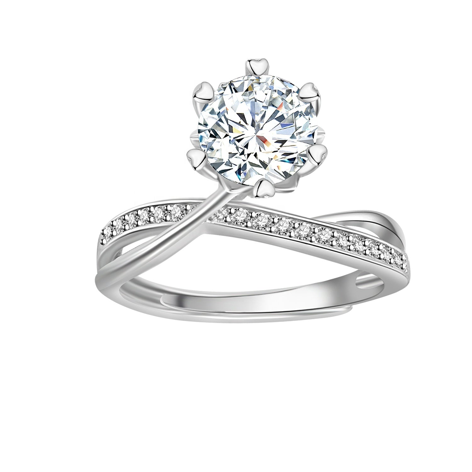 Moissanite Charme Envoûtant MR049 Ring