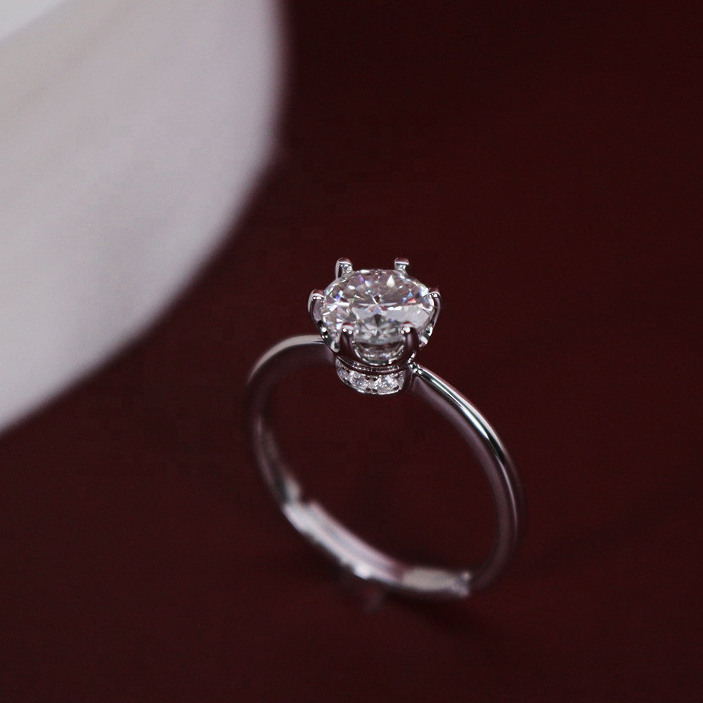 Moissanite Passion Scintillante Ring