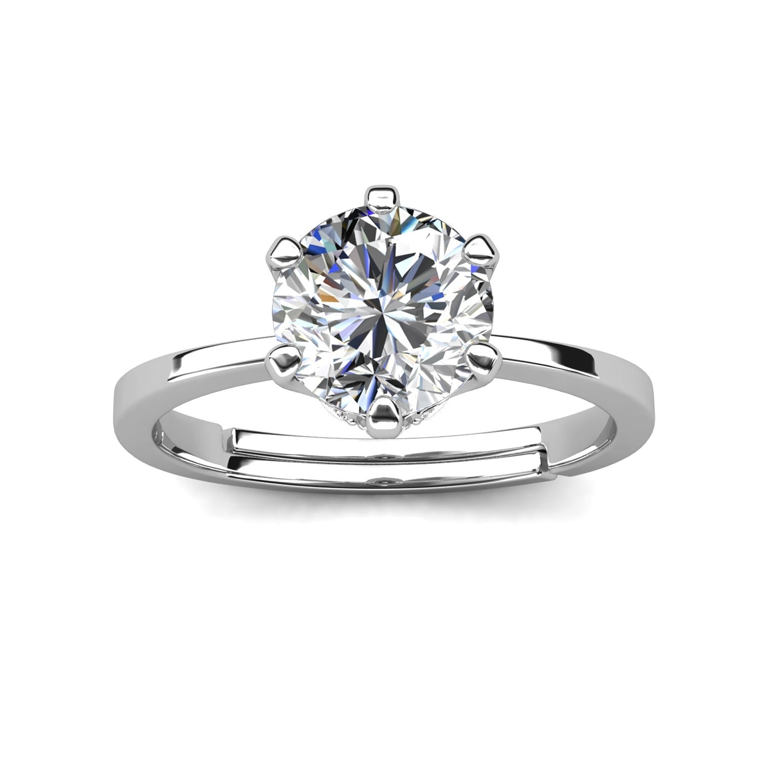 Moissanite Passion Scintillante Ring